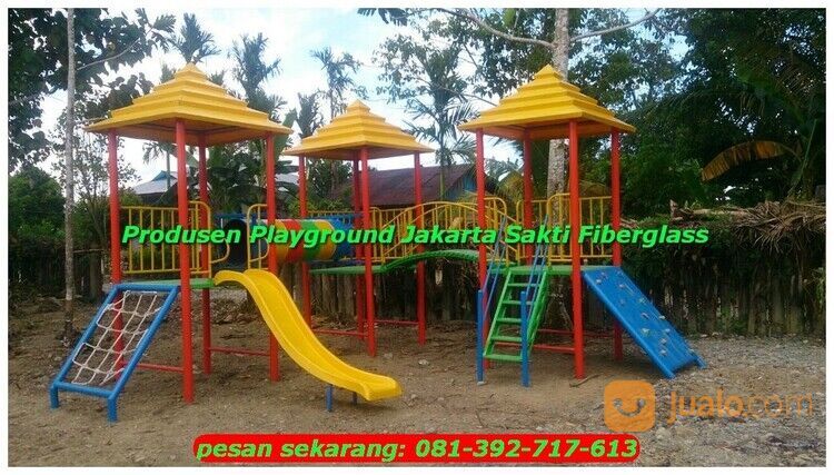 Wahana playground anak indoor-outdoor tk-paud terlaris