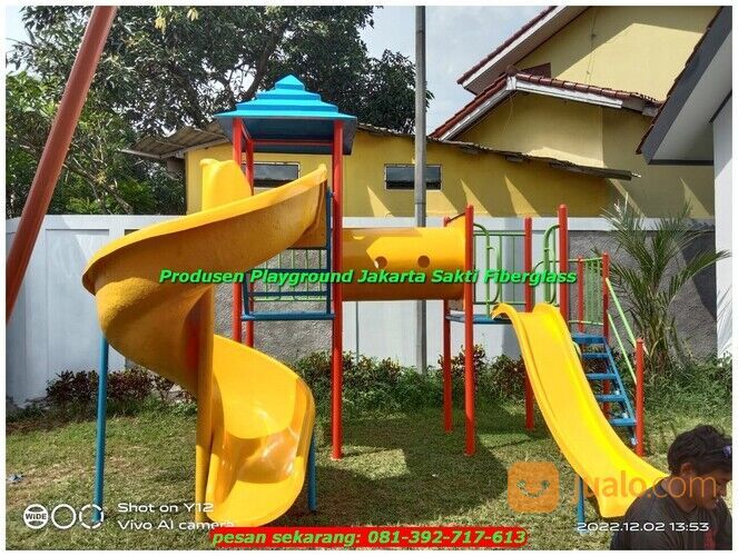 Wahana playground anak indoor-outdoor tk-paud terlaris