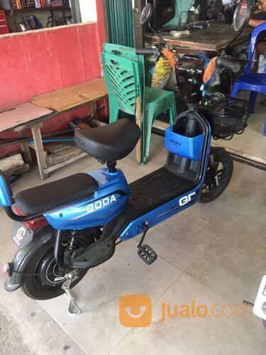 sepeda listrik merk GODA,Kondisi bekas seperti baru,lecet dikit",tinggal gas jalan
