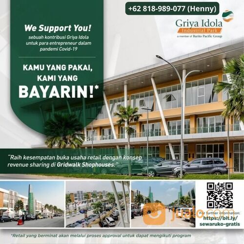 Ruko AA 3 lantai di Griya Idola Industrial Park
