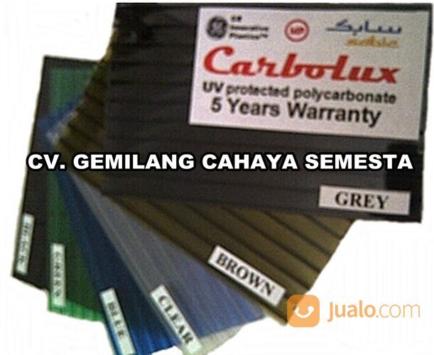 Atap Polycarbonate / Twin Wall / Carbolux 4mm