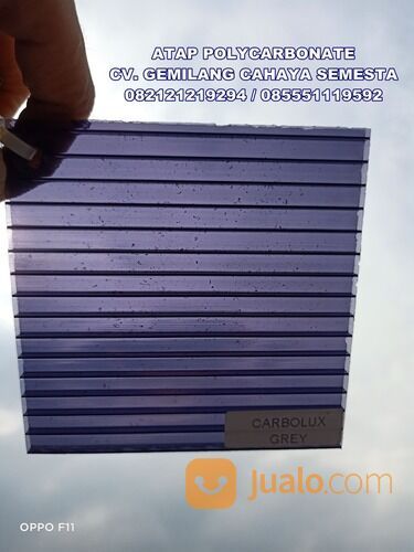 Atap Polycarbonate / Twin Wall / Carbolux 4mm