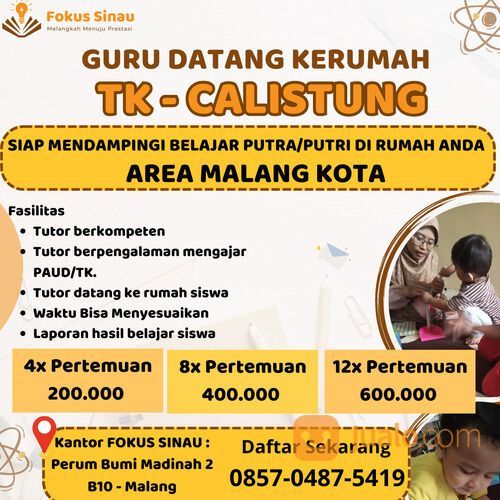 Les Privat Malang Raya (TK,SD, SMP, SMA)