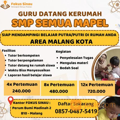 Les Privat Malang Raya (TK,SD, SMP, SMA)