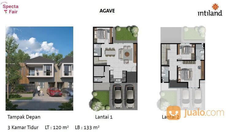 Rumah Graha Natura Surabaya barat cluster Morning Glory MURAH PROMO