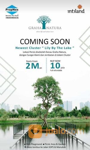 Lily By The Lake New Cluster Graha Natura Rumah 2 Lt start 2M an ada Pool Dkt Danau 60