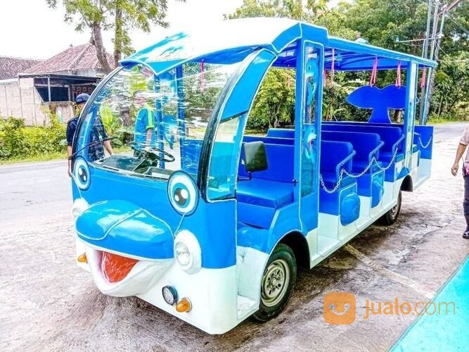 kereta mini wisata odong mobil karakter dolpin