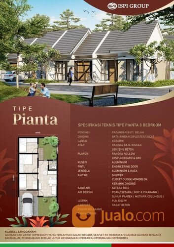 'AYO PUNYA RUMAH DI CIFEST HILL CIKARANG NOL DP'