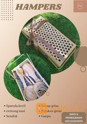 Hampers Lebaran/ Parcel Alat Makan Kayu/ Hampers Peralatan Dapur - KOTAK MOTOPORU