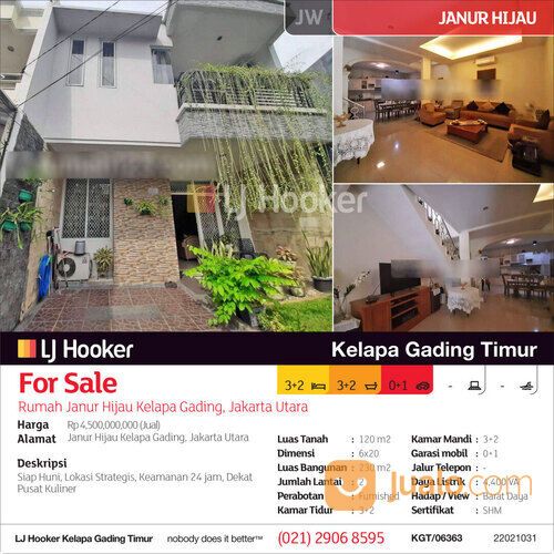 Rumah Janur Hijau Kelapa Gading, Jakarta Utara