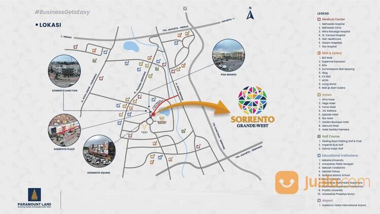 Sorrento Grande West di Boulevard Gading Serpong