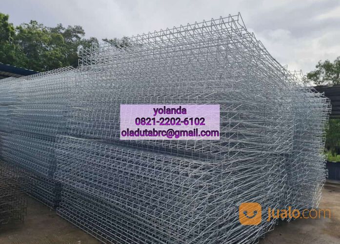 Pagar brc tinggi 190cm x Dia8mm x P240cm hot diep galvaniz