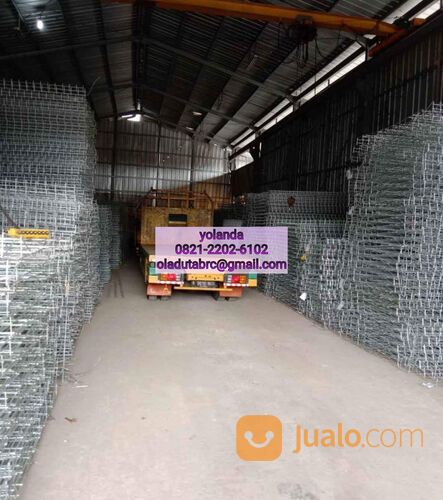 Pagar brc tinggi 190cm x Dia8mm x P240cm hot diep galvaniz
