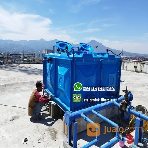 Tangki air panel / Rooftank / Toren air fiberglass 4000lt/4m3