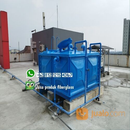 Tangki air panel / Rooftank / Toren air fiberglass 4000lt/4m3