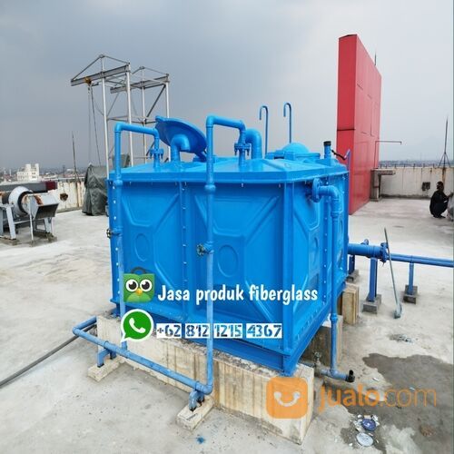 Tangki air panel / Rooftank / Toren air fiberglass 4000lt/4m3