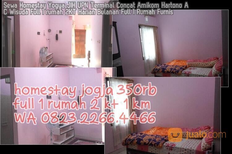 Sewa Homestay Yogya JIH UPN Terminal Concat Amikom Hartono AC Wisuda Full 1 rumah 2KT Harian Bulanan