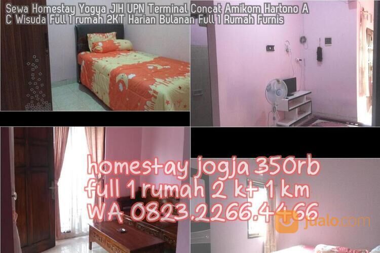 Sewa Homestay Yogya JIH UPN Terminal Concat Amikom Hartono AC Wisuda Full 1 rumah 2KT Harian Bulanan