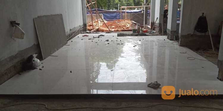 Pasang lantai marmer slab
