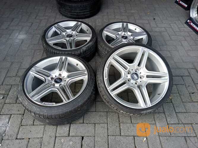 VELG MOBIL BEKAS MURAH MERCY RING 19 LEBAR 8,5/9,5 PCD 5x112 + BAN