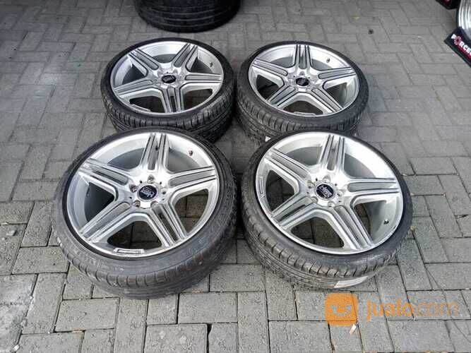 VELG MOBIL BEKAS MURAH MERCY RING 19 LEBAR 8,5/9,5 PCD 5x112 + BAN