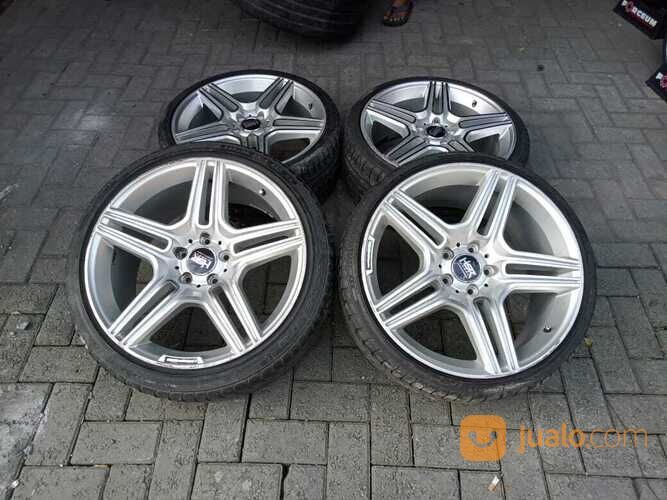 VELG MOBIL BEKAS MURAH MERCY RING 19 LEBAR 8,5/9,5 PCD 5x112 + BAN