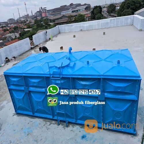 Toren air/tandon air/water tank/Roof tank panel fiberglass 15000lt/15m3