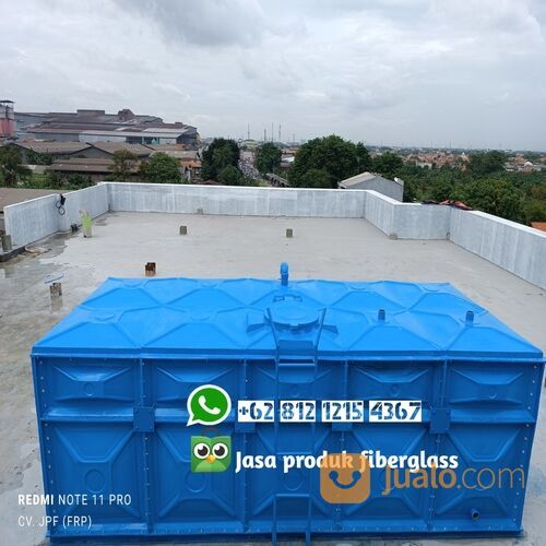 Toren air/tandon air/water tank/Roof tank panel fiberglass 15000lt/15m3