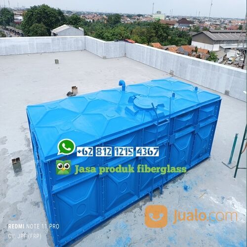 Toren air/tandon air/water tank/Roof tank panel fiberglass 15000lt/15m3