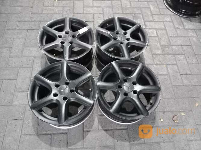 VELG MOBIL BEKAS MURAH MERCY RING 16 LEBAR 6 PCD 5x112 SURABAYA