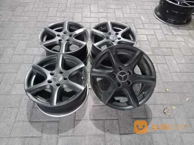 VELG MOBIL BEKAS MURAH MERCY RING 16 LEBAR 6 PCD 5x112 SURABAYA