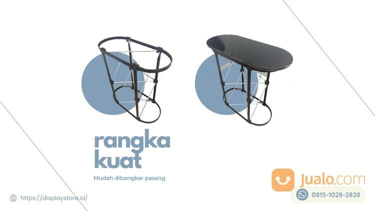 PROMO! Meja Pop Up Oval Minimalis Jakarta, WA: 0815-1028-2828, Meja Event, Meja Booth Pameran
