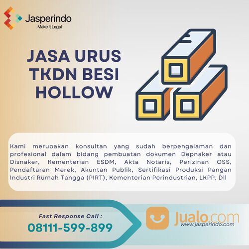 JASA URUS TKDN BESI HOLLOW