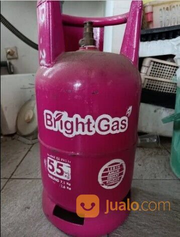 Tabung Elpiji Pink 5.5 kg Bright Gas kondisi kosong