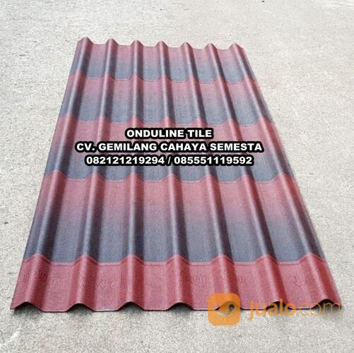 Onduline Tile - Red 3D / Atap Bitumen / Genteng Aspal