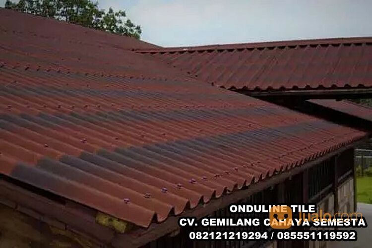 Onduline Tile - Red 3D / Atap Bitumen / Genteng Aspal