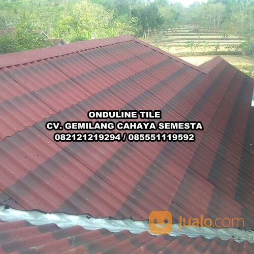 Onduline Tile - Red 3D / Atap Bitumen / Genteng Aspal
