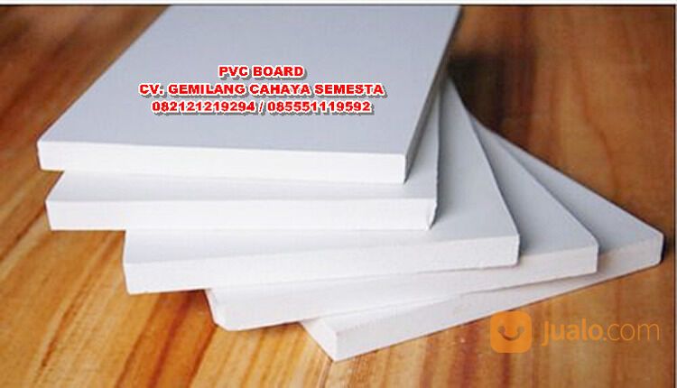 PVC Foam Board 10 mm (1220 mm x 2440 mm ) / Panel Dinding - Plafon PVC