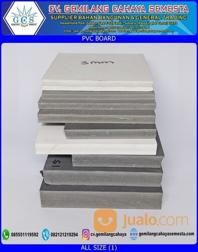 PVC Foam Board 10 mm (1220 mm x 2440 mm ) / Panel Dinding - Plafon PVC