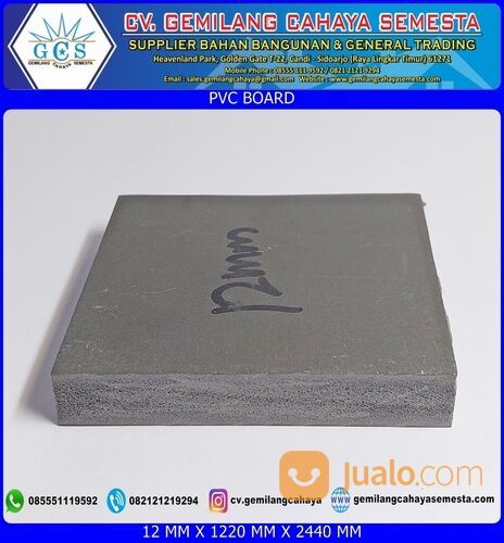 PVC Foam Board 12 mm (1220 mm x 2440 mm ) / Panel Dinding - Plafon PVC