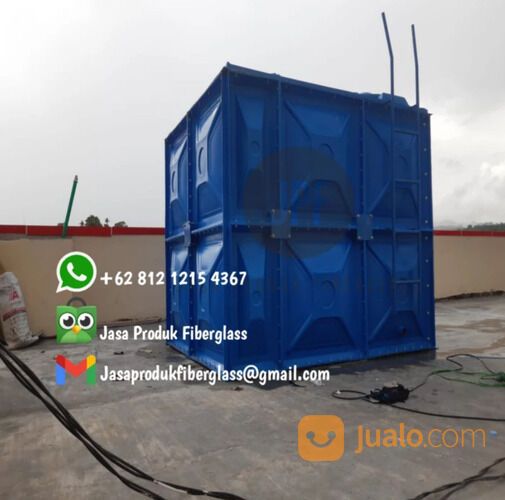 tangki air / tandon air/ rooftank / watertank fiberglass kapasitas 10.000lt/10m3, termurah.