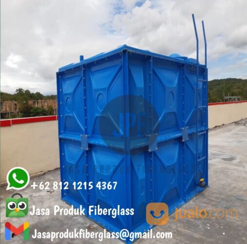 tangki air / tandon air/ rooftank / watertank fiberglass kapasitas 10.000lt/10m3, termurah.