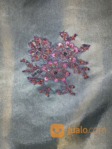 Dress Pesta Wanita Motif Manik - Manik