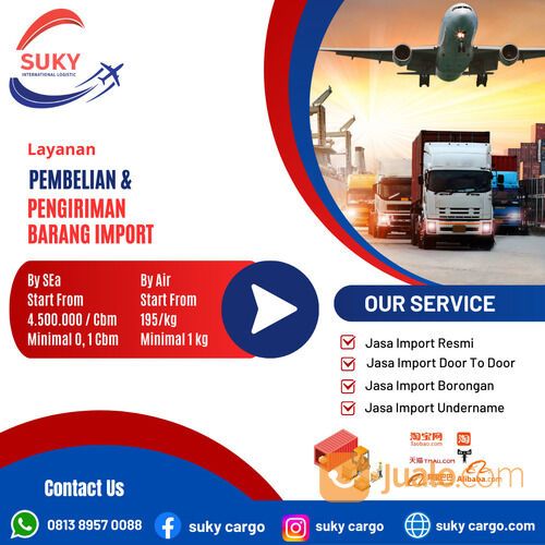Jasa Import China Jakarta | sukycargo.com