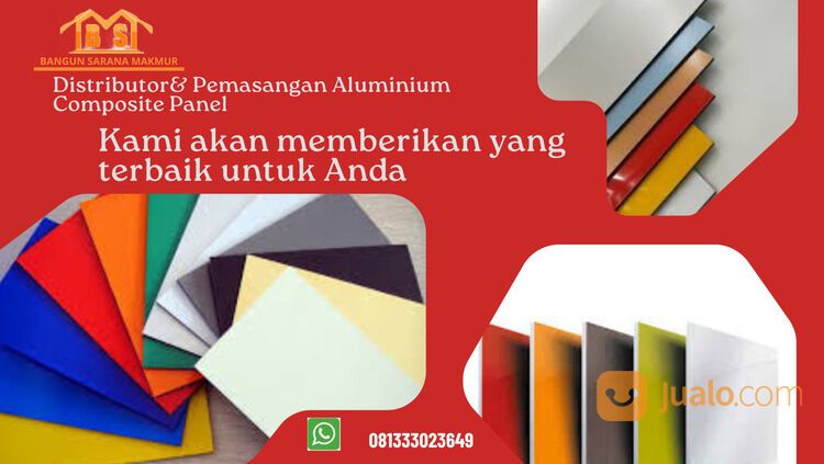 Aluminium Composite Panel untuk rumah semua merek ready