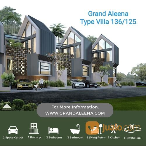 Rumah murah type Villa Grand Aleena Kota Malang
