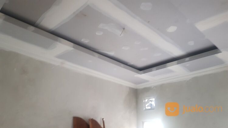 plafon gypsum dan kalsiboard