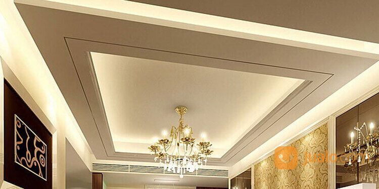 plafon gypsum dan kalsiboard
