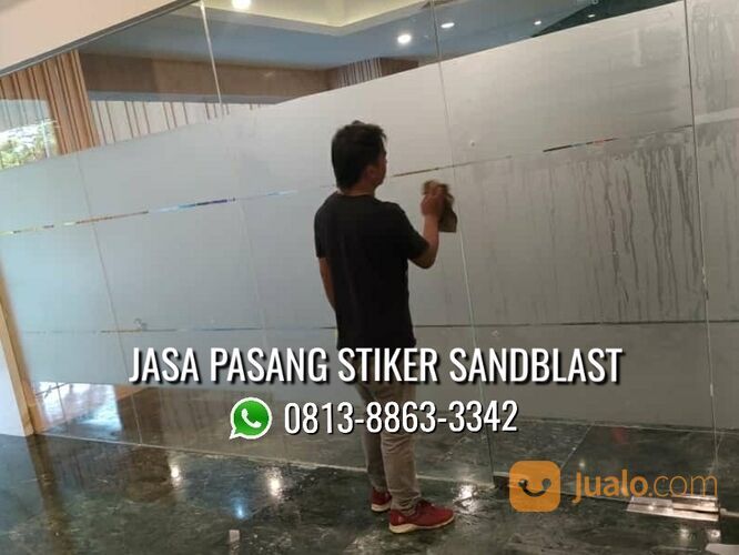 jasa pemasangan stiker kaca