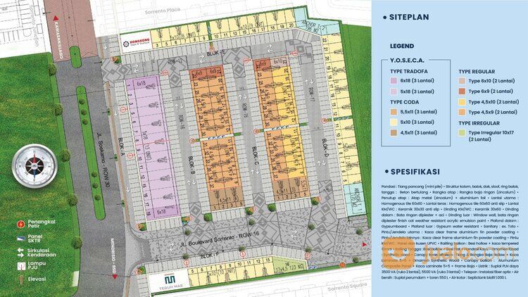 Ruko Sorrento Grande West Lokasi Teramai di Gading Serpong